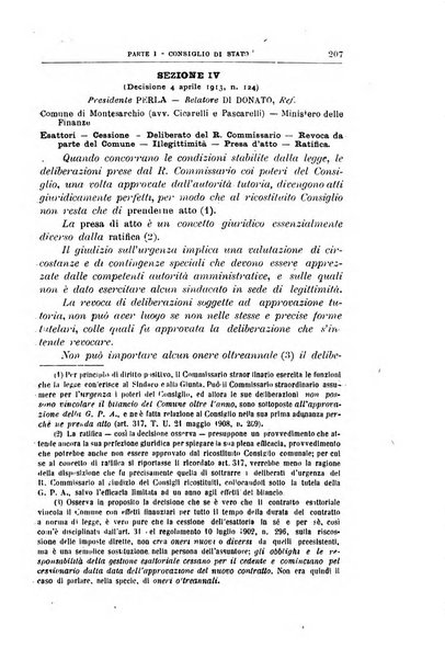 La giustizia amministrativa raccolta di decisioni e pareri del Consiglio di Stato, decisioni della Corte dei conti, sentenze della Cassazione di Roma, e decisioni delle Giunte provinciali amministrative