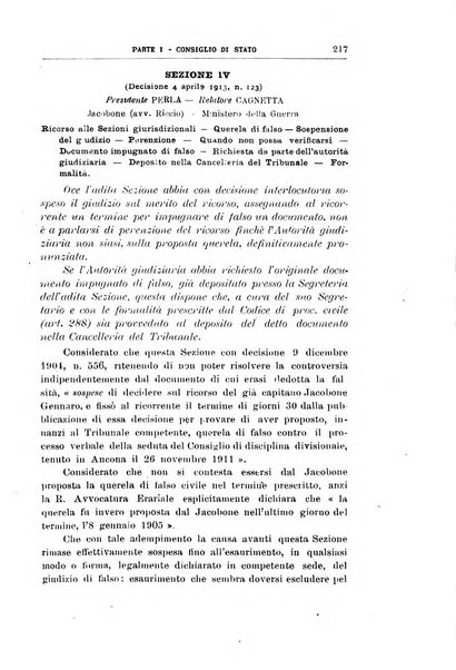 La giustizia amministrativa raccolta di decisioni e pareri del Consiglio di Stato, decisioni della Corte dei conti, sentenze della Cassazione di Roma, e decisioni delle Giunte provinciali amministrative