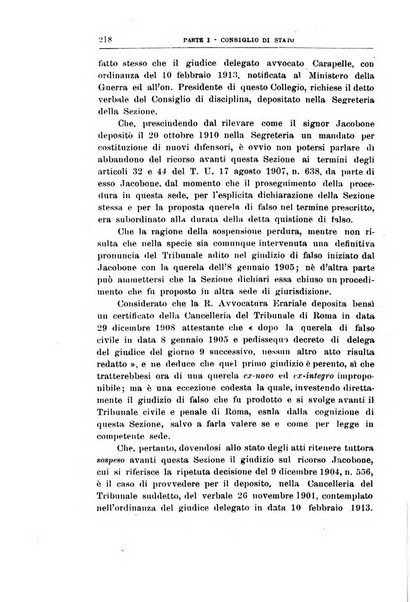 La giustizia amministrativa raccolta di decisioni e pareri del Consiglio di Stato, decisioni della Corte dei conti, sentenze della Cassazione di Roma, e decisioni delle Giunte provinciali amministrative