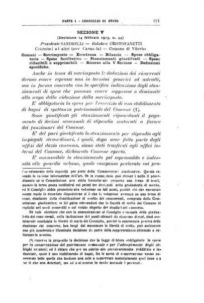 La giustizia amministrativa raccolta di decisioni e pareri del Consiglio di Stato, decisioni della Corte dei conti, sentenze della Cassazione di Roma, e decisioni delle Giunte provinciali amministrative