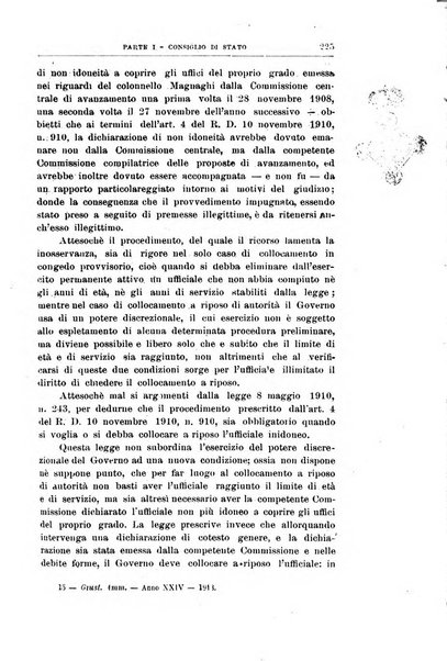 La giustizia amministrativa raccolta di decisioni e pareri del Consiglio di Stato, decisioni della Corte dei conti, sentenze della Cassazione di Roma, e decisioni delle Giunte provinciali amministrative