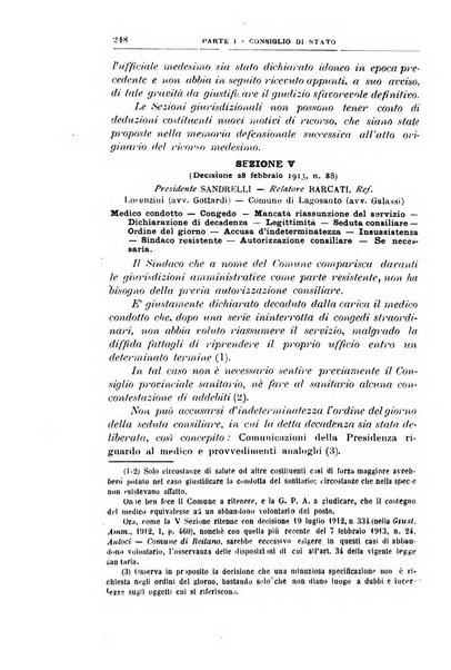 La giustizia amministrativa raccolta di decisioni e pareri del Consiglio di Stato, decisioni della Corte dei conti, sentenze della Cassazione di Roma, e decisioni delle Giunte provinciali amministrative