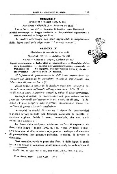 La giustizia amministrativa raccolta di decisioni e pareri del Consiglio di Stato, decisioni della Corte dei conti, sentenze della Cassazione di Roma, e decisioni delle Giunte provinciali amministrative