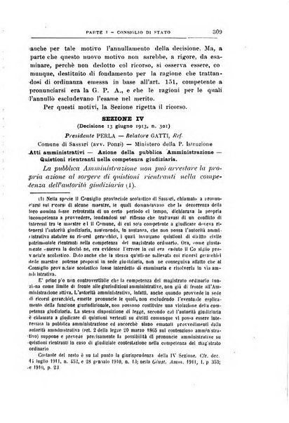 La giustizia amministrativa raccolta di decisioni e pareri del Consiglio di Stato, decisioni della Corte dei conti, sentenze della Cassazione di Roma, e decisioni delle Giunte provinciali amministrative