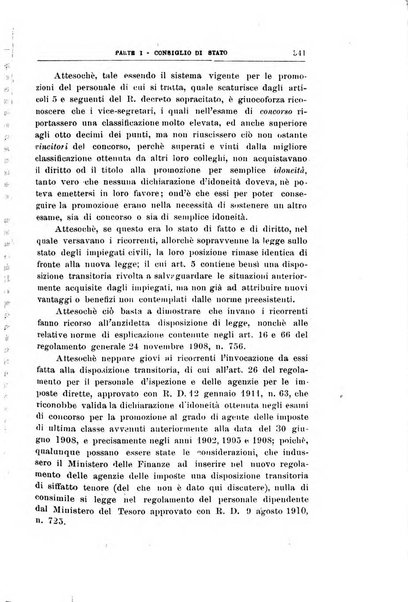 La giustizia amministrativa raccolta di decisioni e pareri del Consiglio di Stato, decisioni della Corte dei conti, sentenze della Cassazione di Roma, e decisioni delle Giunte provinciali amministrative