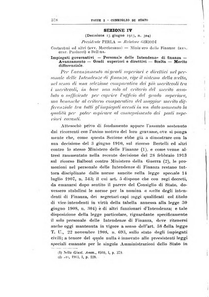 La giustizia amministrativa raccolta di decisioni e pareri del Consiglio di Stato, decisioni della Corte dei conti, sentenze della Cassazione di Roma, e decisioni delle Giunte provinciali amministrative