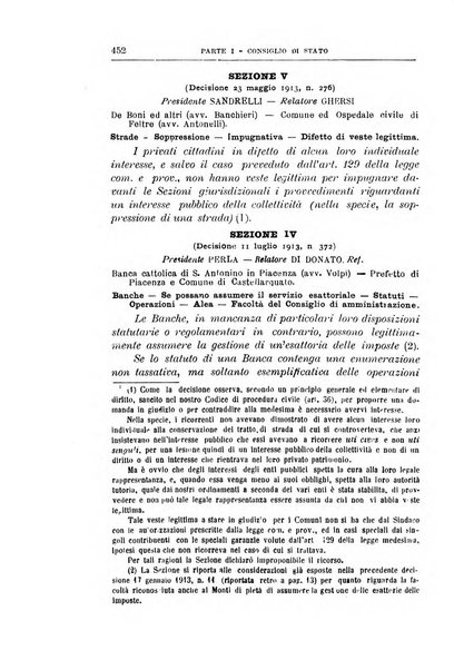 La giustizia amministrativa raccolta di decisioni e pareri del Consiglio di Stato, decisioni della Corte dei conti, sentenze della Cassazione di Roma, e decisioni delle Giunte provinciali amministrative