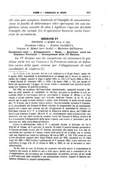 La giustizia amministrativa raccolta di decisioni e pareri del Consiglio di Stato, decisioni della Corte dei conti, sentenze della Cassazione di Roma, e decisioni delle Giunte provinciali amministrative