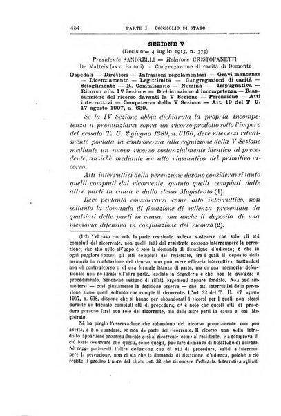 La giustizia amministrativa raccolta di decisioni e pareri del Consiglio di Stato, decisioni della Corte dei conti, sentenze della Cassazione di Roma, e decisioni delle Giunte provinciali amministrative