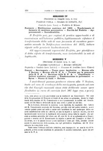 La giustizia amministrativa raccolta di decisioni e pareri del Consiglio di Stato, decisioni della Corte dei conti, sentenze della Cassazione di Roma, e decisioni delle Giunte provinciali amministrative