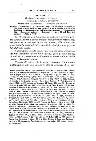 La giustizia amministrativa raccolta di decisioni e pareri del Consiglio di Stato, decisioni della Corte dei conti, sentenze della Cassazione di Roma, e decisioni delle Giunte provinciali amministrative