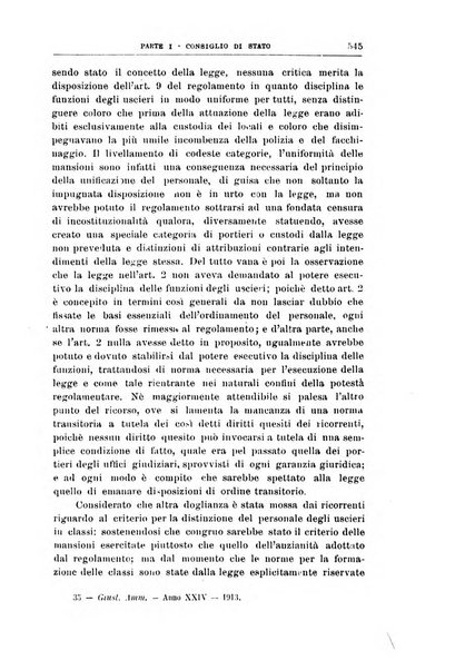 La giustizia amministrativa raccolta di decisioni e pareri del Consiglio di Stato, decisioni della Corte dei conti, sentenze della Cassazione di Roma, e decisioni delle Giunte provinciali amministrative