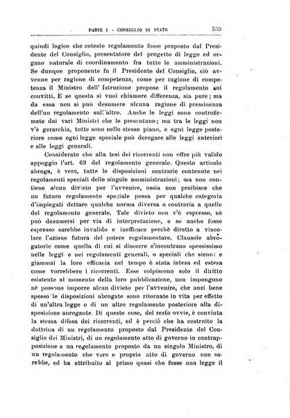 La giustizia amministrativa raccolta di decisioni e pareri del Consiglio di Stato, decisioni della Corte dei conti, sentenze della Cassazione di Roma, e decisioni delle Giunte provinciali amministrative