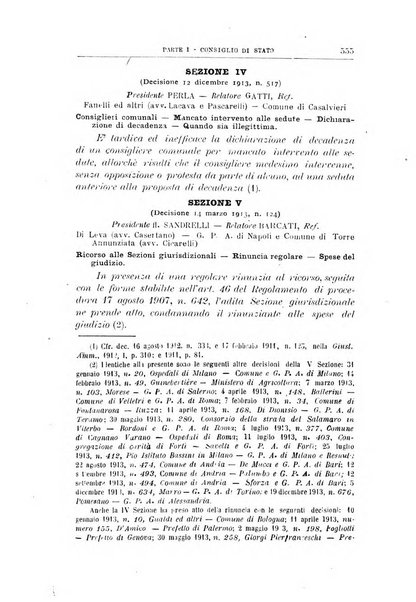 La giustizia amministrativa raccolta di decisioni e pareri del Consiglio di Stato, decisioni della Corte dei conti, sentenze della Cassazione di Roma, e decisioni delle Giunte provinciali amministrative