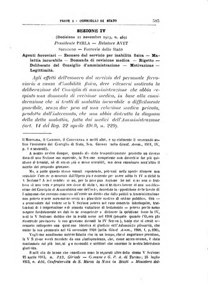 La giustizia amministrativa raccolta di decisioni e pareri del Consiglio di Stato, decisioni della Corte dei conti, sentenze della Cassazione di Roma, e decisioni delle Giunte provinciali amministrative