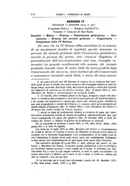 La giustizia amministrativa raccolta di decisioni e pareri del Consiglio di Stato, decisioni della Corte dei conti, sentenze della Cassazione di Roma, e decisioni delle Giunte provinciali amministrative