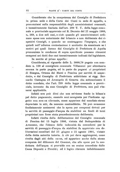 La giustizia amministrativa raccolta di decisioni e pareri del Consiglio di Stato, decisioni della Corte dei conti, sentenze della Cassazione di Roma, e decisioni delle Giunte provinciali amministrative