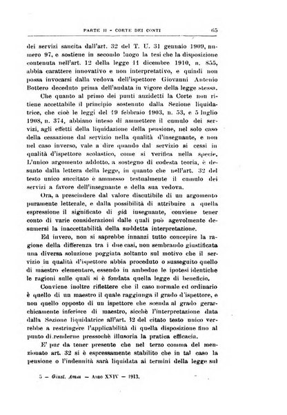 La giustizia amministrativa raccolta di decisioni e pareri del Consiglio di Stato, decisioni della Corte dei conti, sentenze della Cassazione di Roma, e decisioni delle Giunte provinciali amministrative