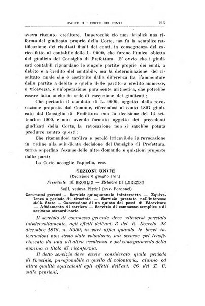 La giustizia amministrativa raccolta di decisioni e pareri del Consiglio di Stato, decisioni della Corte dei conti, sentenze della Cassazione di Roma, e decisioni delle Giunte provinciali amministrative