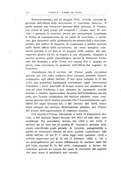 La giustizia amministrativa raccolta di decisioni e pareri del Consiglio di Stato, decisioni della Corte dei conti, sentenze della Cassazione di Roma, e decisioni delle Giunte provinciali amministrative