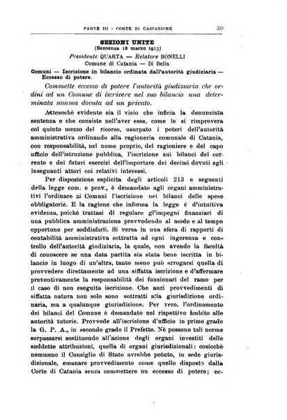 La giustizia amministrativa raccolta di decisioni e pareri del Consiglio di Stato, decisioni della Corte dei conti, sentenze della Cassazione di Roma, e decisioni delle Giunte provinciali amministrative