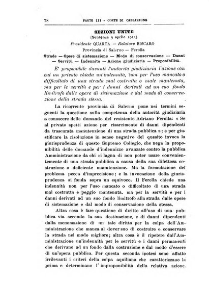 La giustizia amministrativa raccolta di decisioni e pareri del Consiglio di Stato, decisioni della Corte dei conti, sentenze della Cassazione di Roma, e decisioni delle Giunte provinciali amministrative