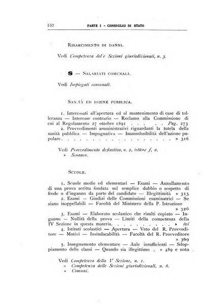 La giustizia amministrativa raccolta di decisioni e pareri del Consiglio di Stato, decisioni della Corte dei conti, sentenze della Cassazione di Roma, e decisioni delle Giunte provinciali amministrative