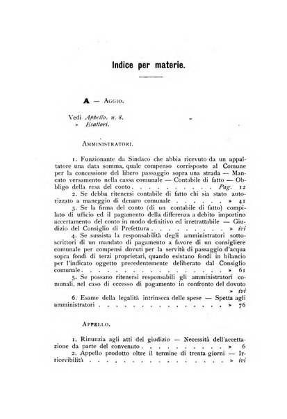 La giustizia amministrativa raccolta di decisioni e pareri del Consiglio di Stato, decisioni della Corte dei conti, sentenze della Cassazione di Roma, e decisioni delle Giunte provinciali amministrative