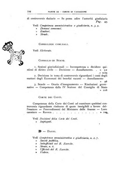 La giustizia amministrativa raccolta di decisioni e pareri del Consiglio di Stato, decisioni della Corte dei conti, sentenze della Cassazione di Roma, e decisioni delle Giunte provinciali amministrative