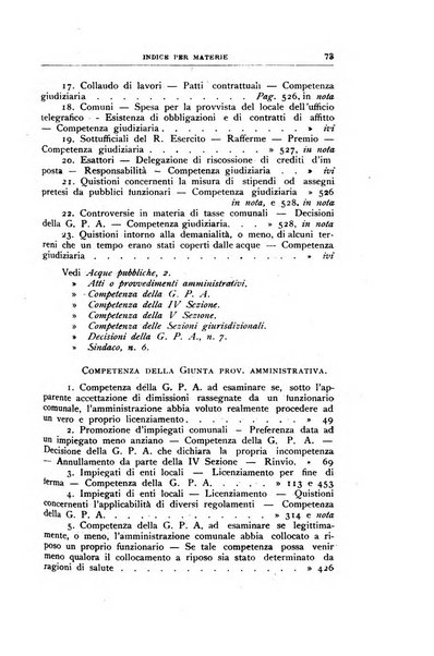 La giustizia amministrativa raccolta di decisioni e pareri del Consiglio di Stato, decisioni della Corte dei conti, sentenze della Cassazione di Roma, e decisioni delle Giunte provinciali amministrative