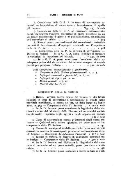 La giustizia amministrativa raccolta di decisioni e pareri del Consiglio di Stato, decisioni della Corte dei conti, sentenze della Cassazione di Roma, e decisioni delle Giunte provinciali amministrative