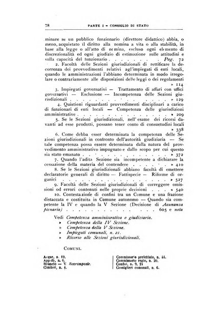 La giustizia amministrativa raccolta di decisioni e pareri del Consiglio di Stato, decisioni della Corte dei conti, sentenze della Cassazione di Roma, e decisioni delle Giunte provinciali amministrative