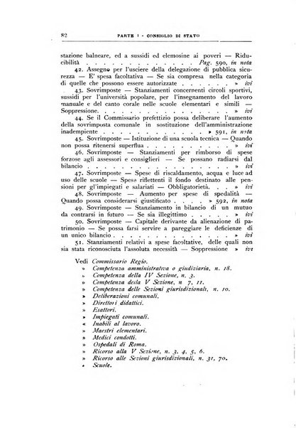 La giustizia amministrativa raccolta di decisioni e pareri del Consiglio di Stato, decisioni della Corte dei conti, sentenze della Cassazione di Roma, e decisioni delle Giunte provinciali amministrative