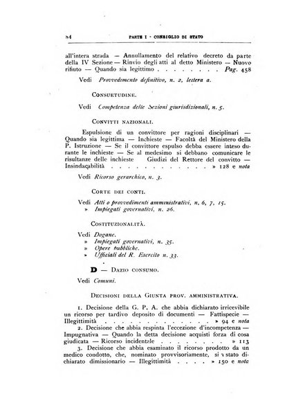 La giustizia amministrativa raccolta di decisioni e pareri del Consiglio di Stato, decisioni della Corte dei conti, sentenze della Cassazione di Roma, e decisioni delle Giunte provinciali amministrative