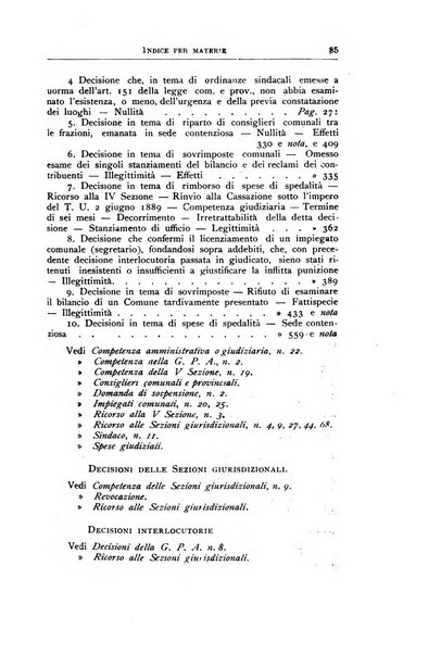 La giustizia amministrativa raccolta di decisioni e pareri del Consiglio di Stato, decisioni della Corte dei conti, sentenze della Cassazione di Roma, e decisioni delle Giunte provinciali amministrative