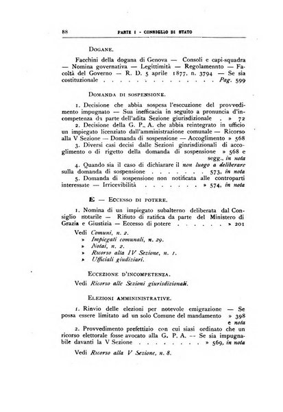 La giustizia amministrativa raccolta di decisioni e pareri del Consiglio di Stato, decisioni della Corte dei conti, sentenze della Cassazione di Roma, e decisioni delle Giunte provinciali amministrative