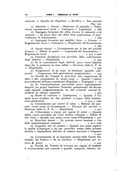 La giustizia amministrativa raccolta di decisioni e pareri del Consiglio di Stato, decisioni della Corte dei conti, sentenze della Cassazione di Roma, e decisioni delle Giunte provinciali amministrative