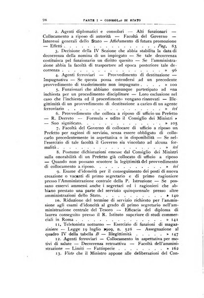 La giustizia amministrativa raccolta di decisioni e pareri del Consiglio di Stato, decisioni della Corte dei conti, sentenze della Cassazione di Roma, e decisioni delle Giunte provinciali amministrative