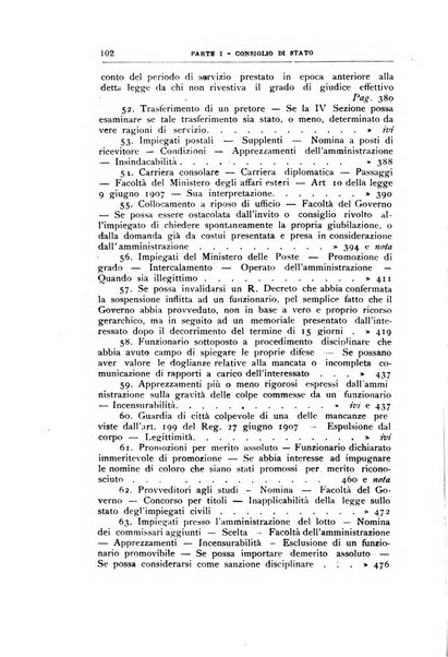 La giustizia amministrativa raccolta di decisioni e pareri del Consiglio di Stato, decisioni della Corte dei conti, sentenze della Cassazione di Roma, e decisioni delle Giunte provinciali amministrative