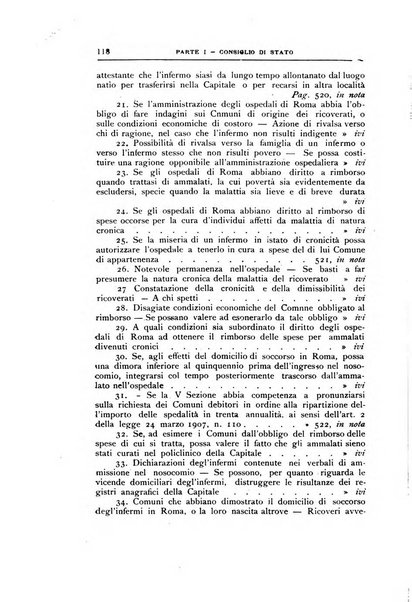 La giustizia amministrativa raccolta di decisioni e pareri del Consiglio di Stato, decisioni della Corte dei conti, sentenze della Cassazione di Roma, e decisioni delle Giunte provinciali amministrative