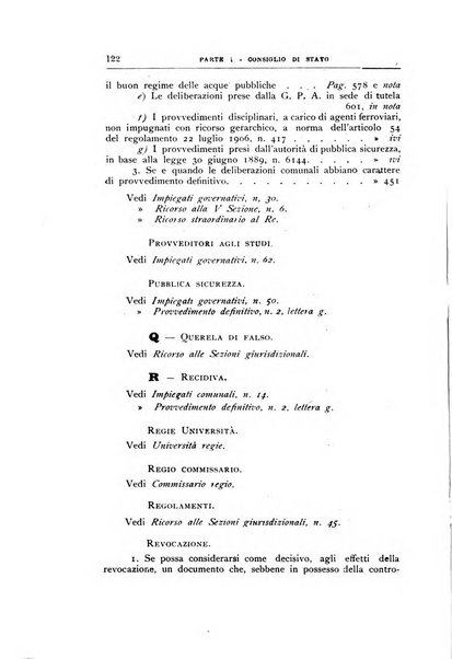 La giustizia amministrativa raccolta di decisioni e pareri del Consiglio di Stato, decisioni della Corte dei conti, sentenze della Cassazione di Roma, e decisioni delle Giunte provinciali amministrative