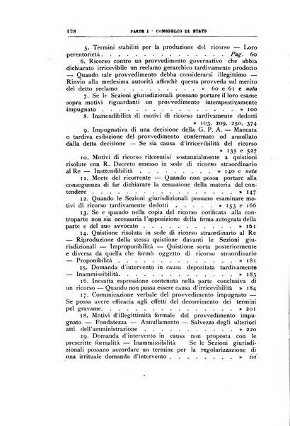 La giustizia amministrativa raccolta di decisioni e pareri del Consiglio di Stato, decisioni della Corte dei conti, sentenze della Cassazione di Roma, e decisioni delle Giunte provinciali amministrative