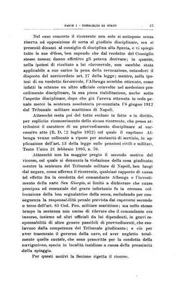 La giustizia amministrativa raccolta di decisioni e pareri del Consiglio di Stato, decisioni della Corte dei conti, sentenze della Cassazione di Roma, e decisioni delle Giunte provinciali amministrative