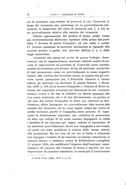 La giustizia amministrativa raccolta di decisioni e pareri del Consiglio di Stato, decisioni della Corte dei conti, sentenze della Cassazione di Roma, e decisioni delle Giunte provinciali amministrative