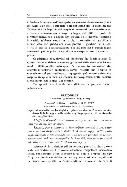 La giustizia amministrativa raccolta di decisioni e pareri del Consiglio di Stato, decisioni della Corte dei conti, sentenze della Cassazione di Roma, e decisioni delle Giunte provinciali amministrative