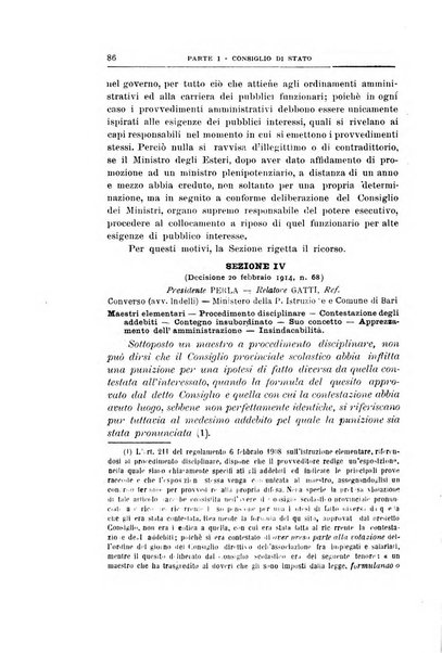 La giustizia amministrativa raccolta di decisioni e pareri del Consiglio di Stato, decisioni della Corte dei conti, sentenze della Cassazione di Roma, e decisioni delle Giunte provinciali amministrative