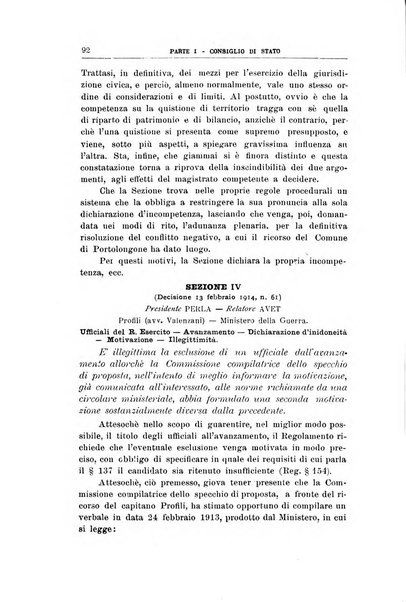 La giustizia amministrativa raccolta di decisioni e pareri del Consiglio di Stato, decisioni della Corte dei conti, sentenze della Cassazione di Roma, e decisioni delle Giunte provinciali amministrative