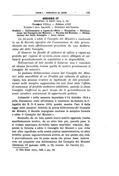 La giustizia amministrativa raccolta di decisioni e pareri del Consiglio di Stato, decisioni della Corte dei conti, sentenze della Cassazione di Roma, e decisioni delle Giunte provinciali amministrative