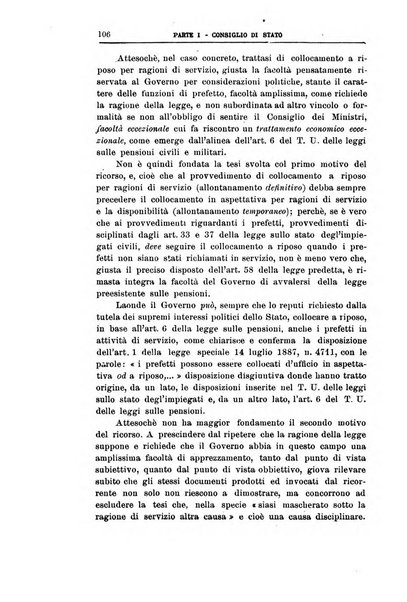 La giustizia amministrativa raccolta di decisioni e pareri del Consiglio di Stato, decisioni della Corte dei conti, sentenze della Cassazione di Roma, e decisioni delle Giunte provinciali amministrative