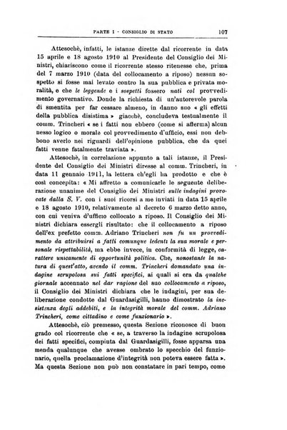 La giustizia amministrativa raccolta di decisioni e pareri del Consiglio di Stato, decisioni della Corte dei conti, sentenze della Cassazione di Roma, e decisioni delle Giunte provinciali amministrative